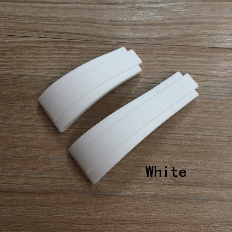 

Ремешок для часов из натуральной резины, 20 мм, черный, синий, белый, красный, серый, для роли, ремешок для подводной лодки Daytona GMT OYSTERFLEX, легкая регулировка Without buckle