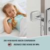 Door Stopper Wall Protector, Wall Shield Bumper Guard from Door Knobs,Sturdy Self Adhesive,Soft and Transparent,Washable Reble Shock Absorbent Gel