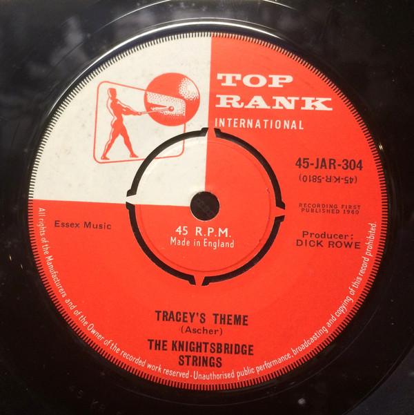 

7inch Record KNIGHTSBRIDGE STRINGS Traceys Theme 45JAR304 Top Rank Intern 1960 UK Classical Used