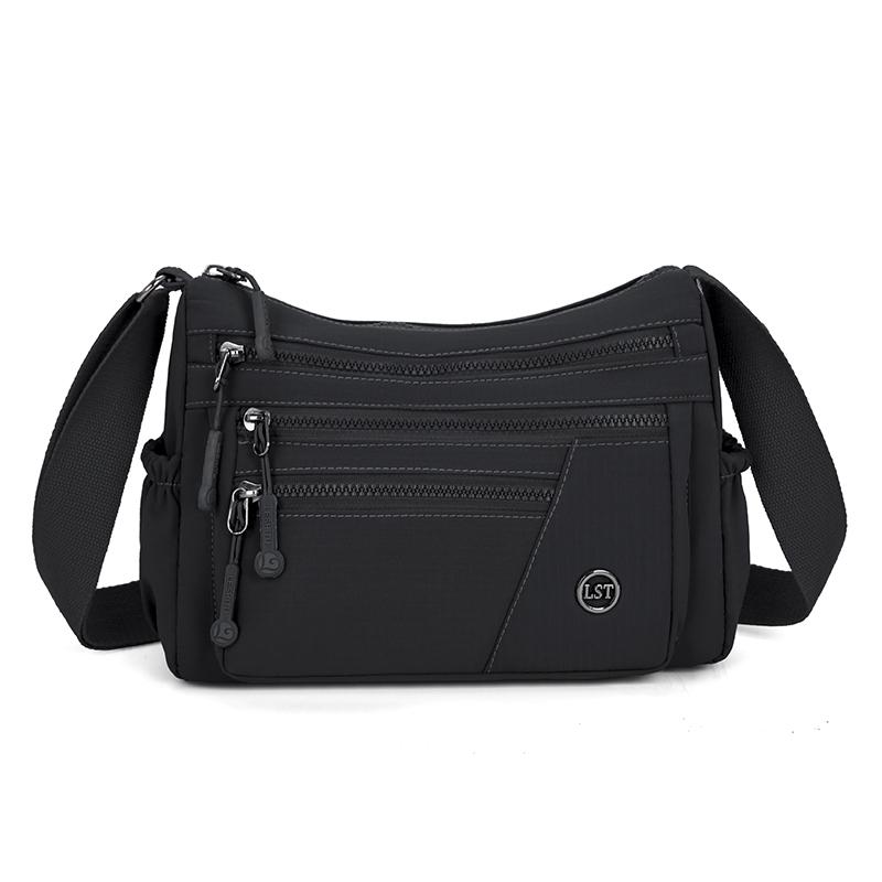 Anti Theft Organized Pockets Women Nyl Crossbody Bag Lightweight Waterproof Oxford Large Capacity Travel Commute Satchel
