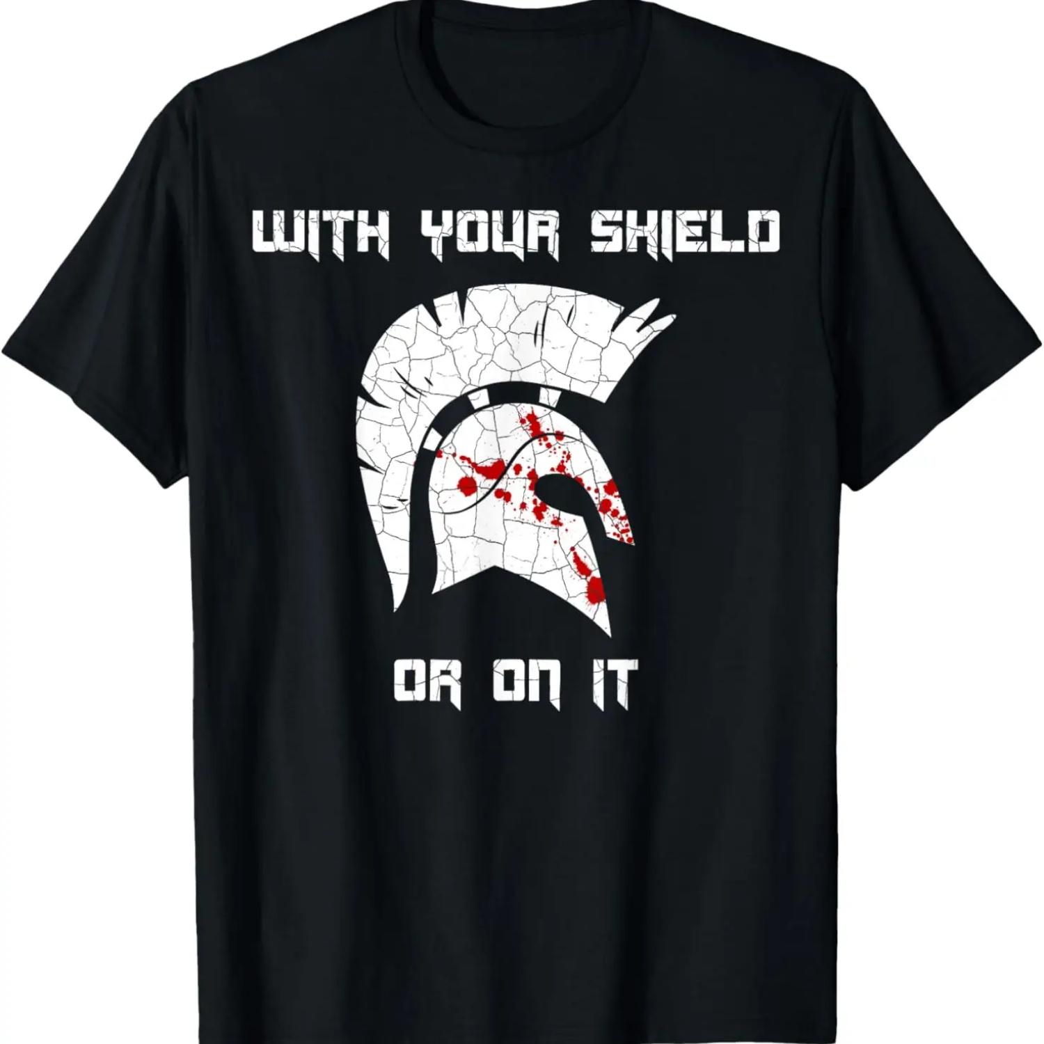 

Spartan Warrior Quote Come And Take Them Ancient Greek T-Shirt XXXXXL чорний