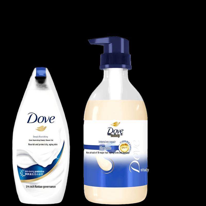 Dove Intensive Nourishing Shampoo & Body Wash Set