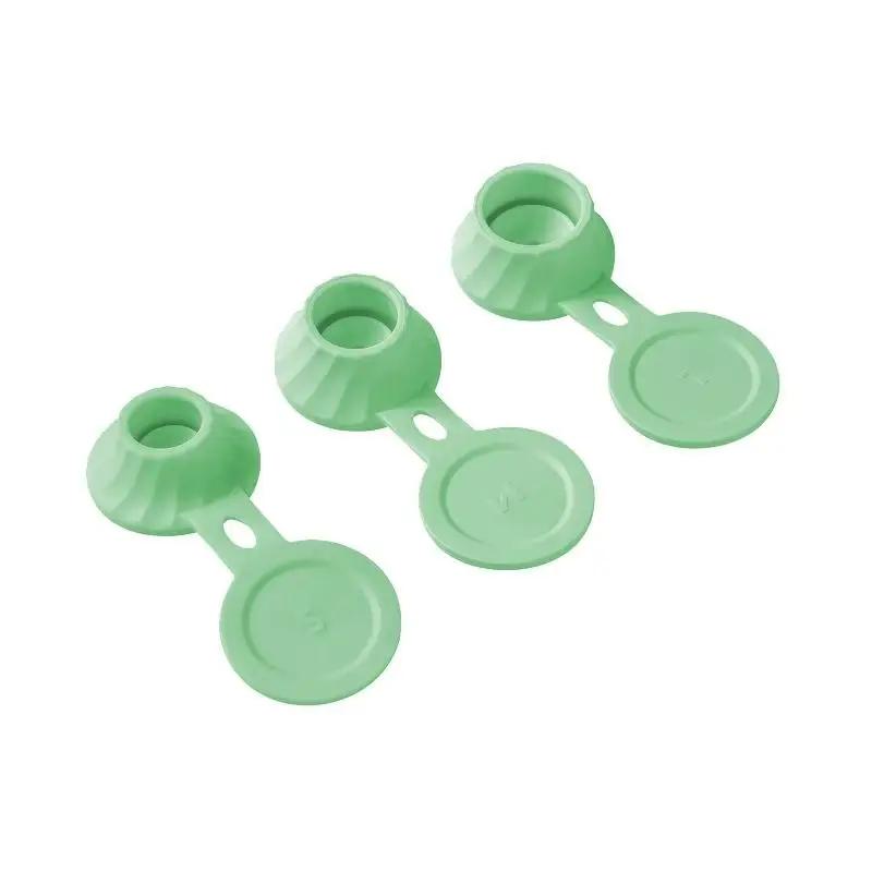 3pcs Inverted Bathroom Shower Gel Shampoo Leakproof Kitchen Spice Bottle Plastic Cup Lid Wholesale Leakproof Bottle Cap