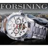 Forsining Men's Fashion Leisure Multi-function Tourbillon Automatic Mechanical Watch S1170-6-A