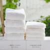 h concept h tag Bath Towel Gift Set, White + White (DH-041-WH), Set of 2, Hangable, Compact Size, Perfect Gift for New Homes, Made in Japan