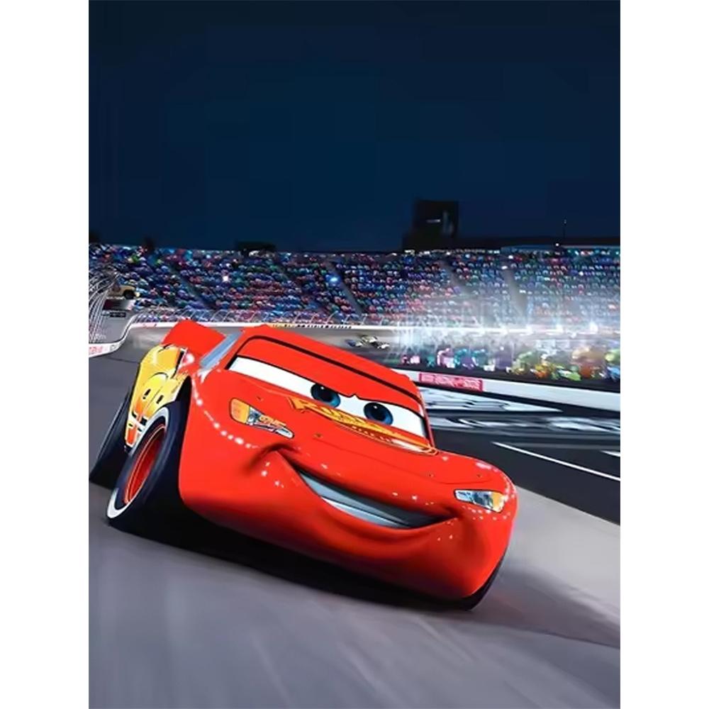 

Disney 5D DIY Diamond Painting Decorations Lightning McQueen Racing Theme Illustration From Cars Diamond Embroidery Rhinestone Cross StitchSetHandmade Round 20x30cm