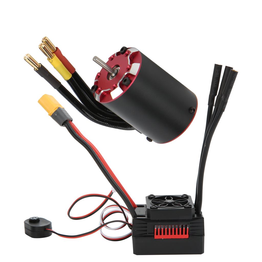 3650 Supersonic Brushless Motor 60A ESC Temperature Sensor Set 3650 4350KV Brushless Motor for 110