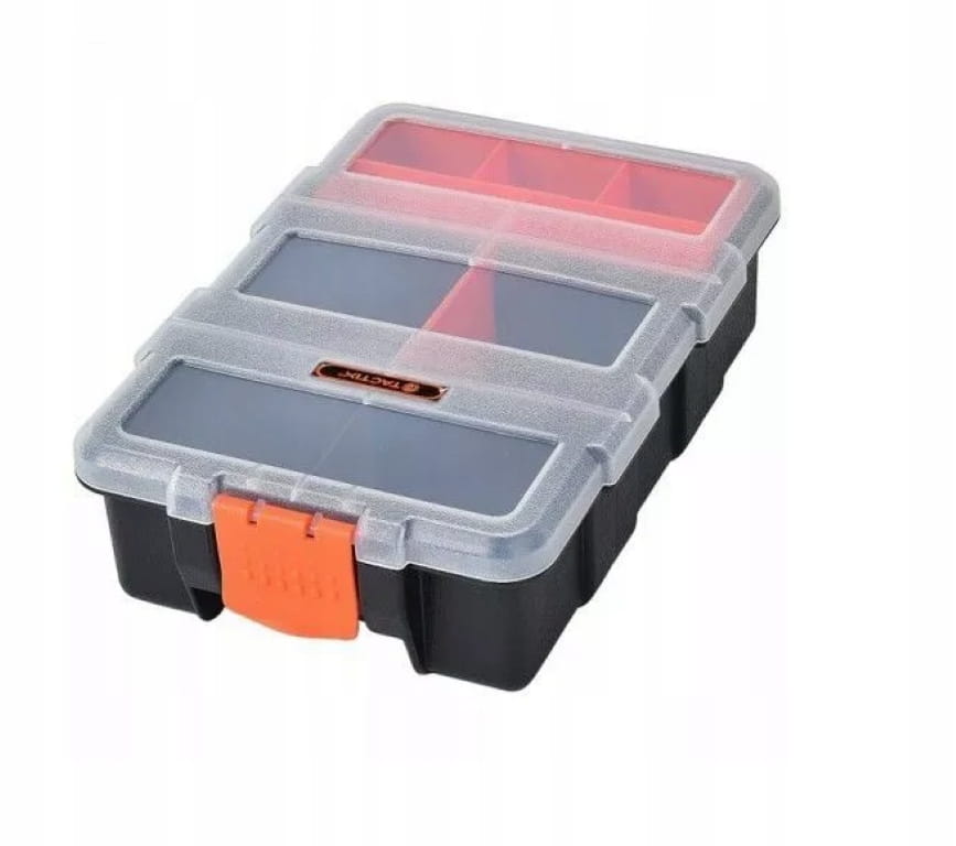 4-in-1 plastic workshop organizer set of 4 containers with latches