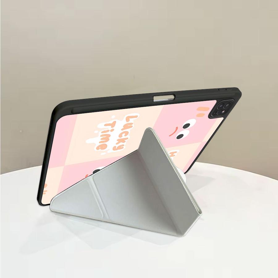 Cute Expression Holder Cover Tablet Case For iPad Pro 11th 10th 9th 8th 7th 12.9inch Pro 2025 Mini 6 7 Air 4 5 M3 M2 1 2 M4