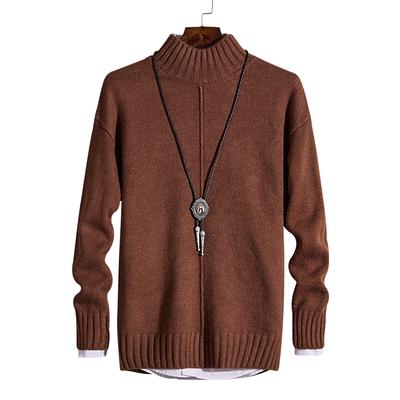 Clothes Men 'S Knitwear Solid Color Turtleneck Turtleneck Sweater Men 'S Bottoming Sweater 