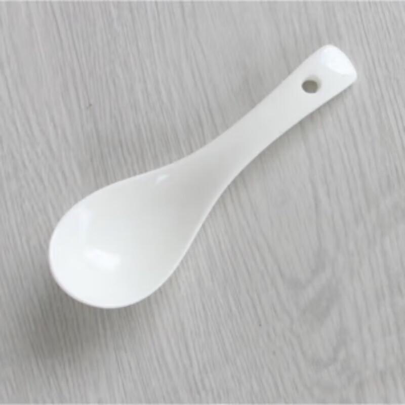Portable Porcelain White Spoons