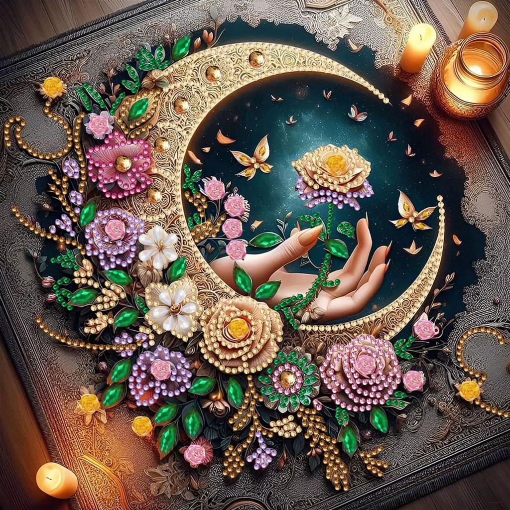 Diamond Painting, Special-Shaped Diamond Painting, Handmade Sticker Material Package 30 * 30 Diamond Sticker Diy Decorative Painting Cross-Border