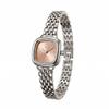 GEDI Women's Roman Numerals Gold Square Quartz Watch – Luxury, Versatile, Retro Steel Band.