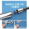 1.5/2M Silicone Flexible Shower Hose Anti-Winding Extension High Pressure Pipe Showerhead Tube Bathroom Faucte Accessorie