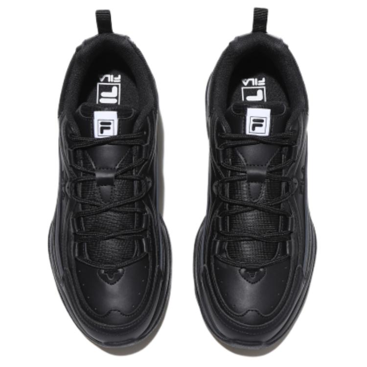 Fila Ray Comfortable Lightweight Low-Top Casual Shoes Unisex Sneakers Black 1RM02726G001