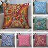 Painted Design PPaisleyS ART Cushion Cover Pillowcase Ultra Soft Skin Friendly Fabric Cloud Like Comfort  Concealed Zipper