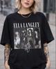 T-shirt Ira Langley dédicacé T-shirt musique country collage photo rétro coton pur couple streetwear chemise en coton pur