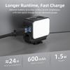LED Magnetic Camera Light Rechargeable Adjustable Magnetic Beauty Lighting Mini Vlogging Selfie Light Action Camera Accessories
