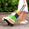 Retractable Folding Hand Truck Labor-Saving Luggage Cart Stable Shopping Cart  Moving