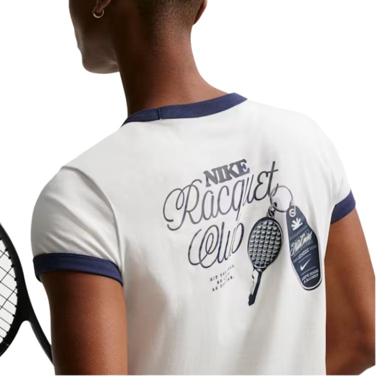 Nike Heritage Logo Cropped Short Sleeve Tennis Top Women tops IH5059-133