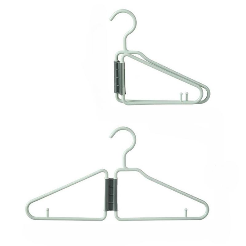 1Pc Portable Coat Hanger Towel Rack Clothes Hangers Home Storage Hooks Foldable Coat Rack Thickened Hanger Space-Saving