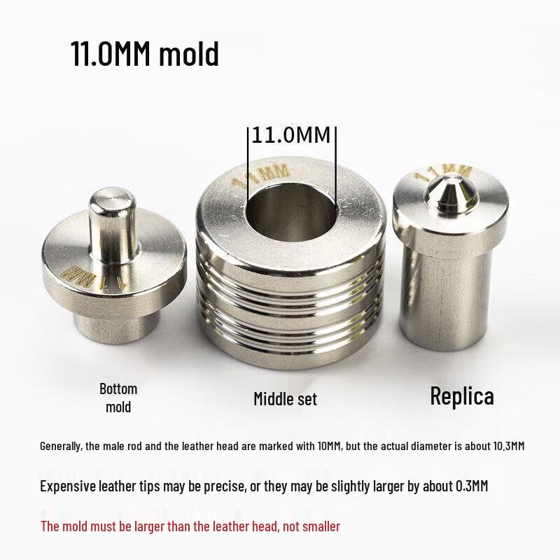 Jundingying 11MM Hydraulic Billiard Cue Tip Mold