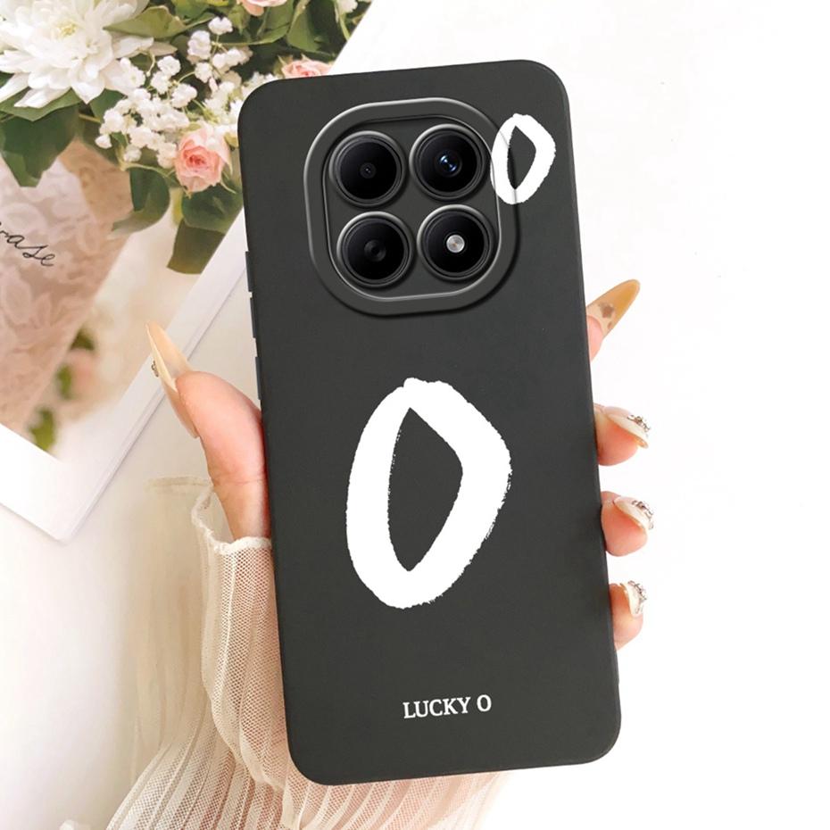 

Модний чохол для телефону з літерами для Xiaomi Redmi Note 15 5G / Note 15 Pro 4G М які силіконові чохли для Redmi Note15 15Pro Чохли-бампери Redmi Note 15 Pro 4G