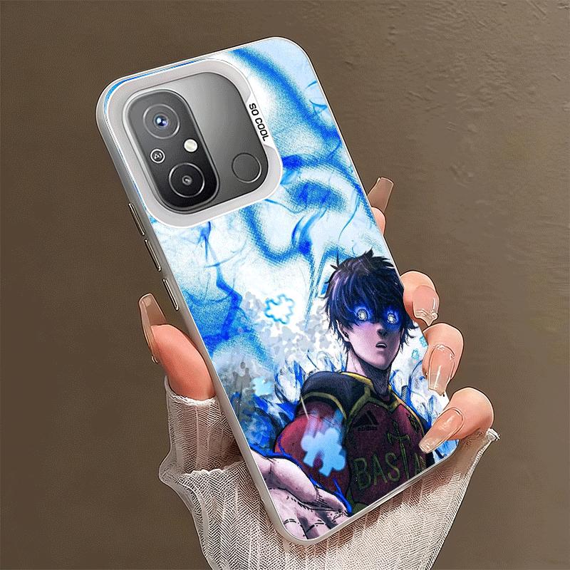 

Blue L-Lock Isagi Yoichi Soft Phone Case for Xiaomi Redmi 15C 15 14C 13C 12C Poco X5 X6 X7 Pro X3 F8 F7 Ultra M8 13 12 Cover Bac Xiaomi Poco F7 Pro
