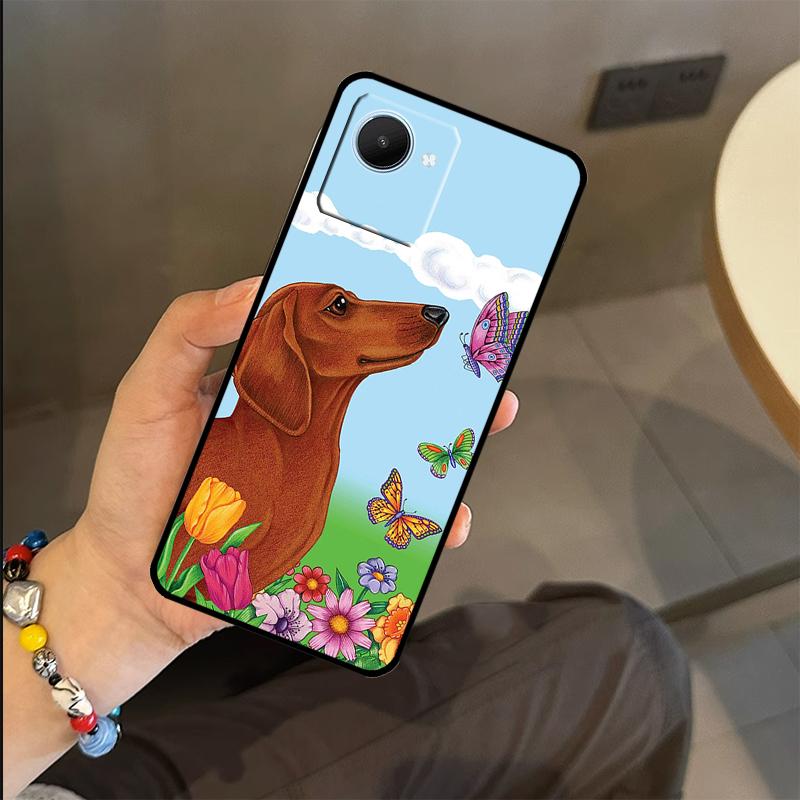 

Dachshund Dog Animal Case For Realme C71 C75 C55 C51 C53 C25 C63 C61 C65 C67 GT6 GT7 Pro 11 12 13 14 15 Pro Plus Realme 15