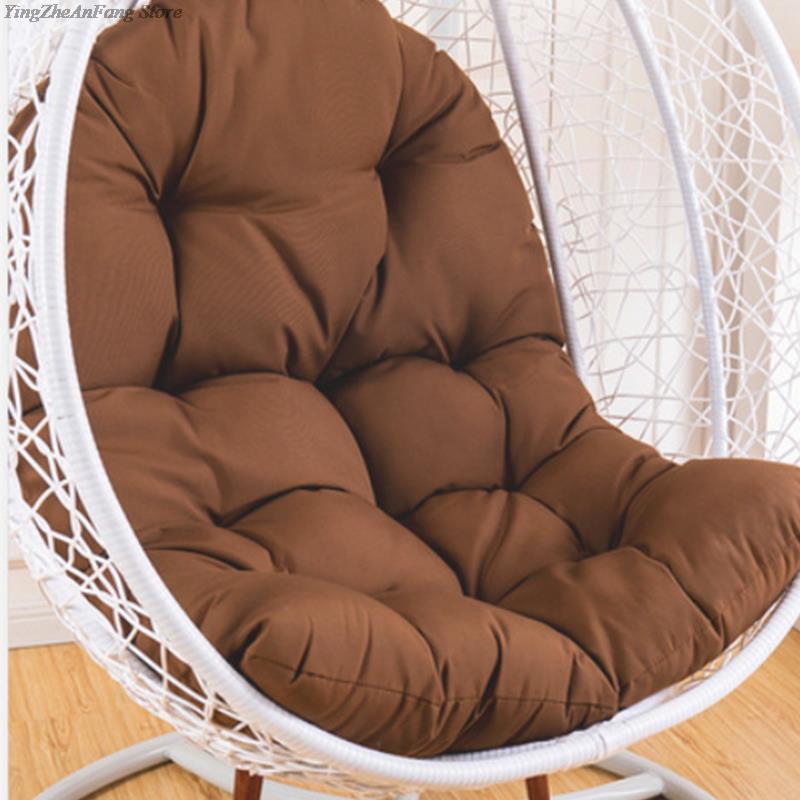 Egg Chair Cushion Hanging Basket Chair Cushion Thick Swing Chair Cushion Rattan Chair Soft Egg Chair Pad For Garden Home Decor