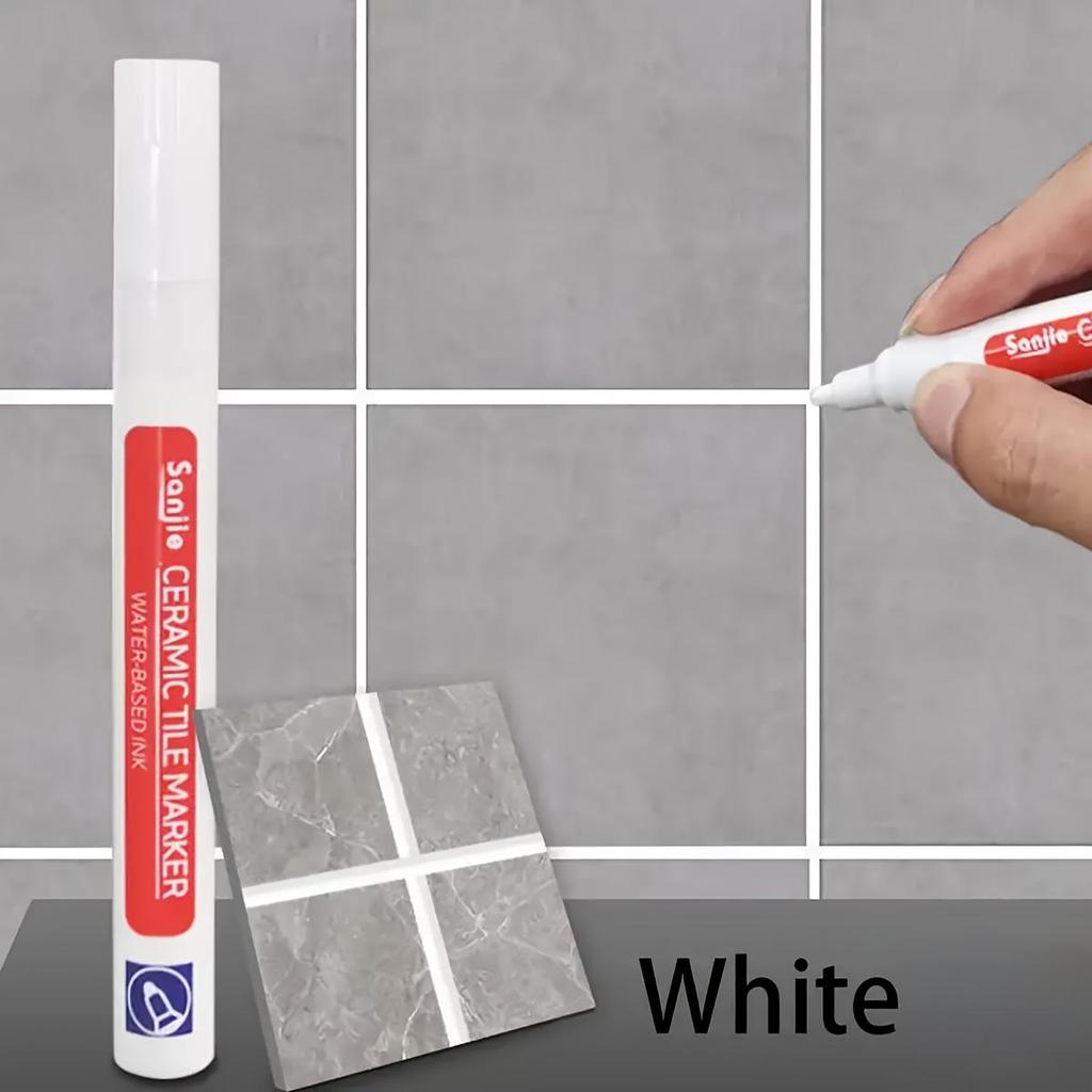 3pcs Tile Marker Grout Pen Wall Gap Sealing Repair Tool for Bathroom Floor Seam Easy To Use Durable Marking Pen for Tile Gap Filling