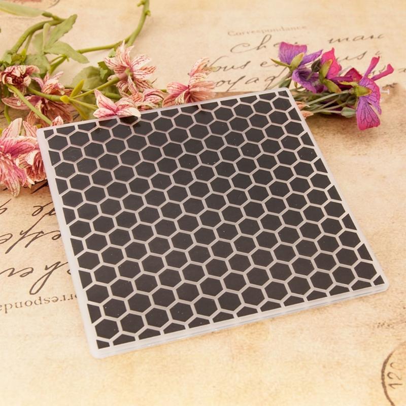 Multifunkční texturovaná embosovací složka Plastové embosovací šablony na papír pro scrapbooking a výrobu pozvánek