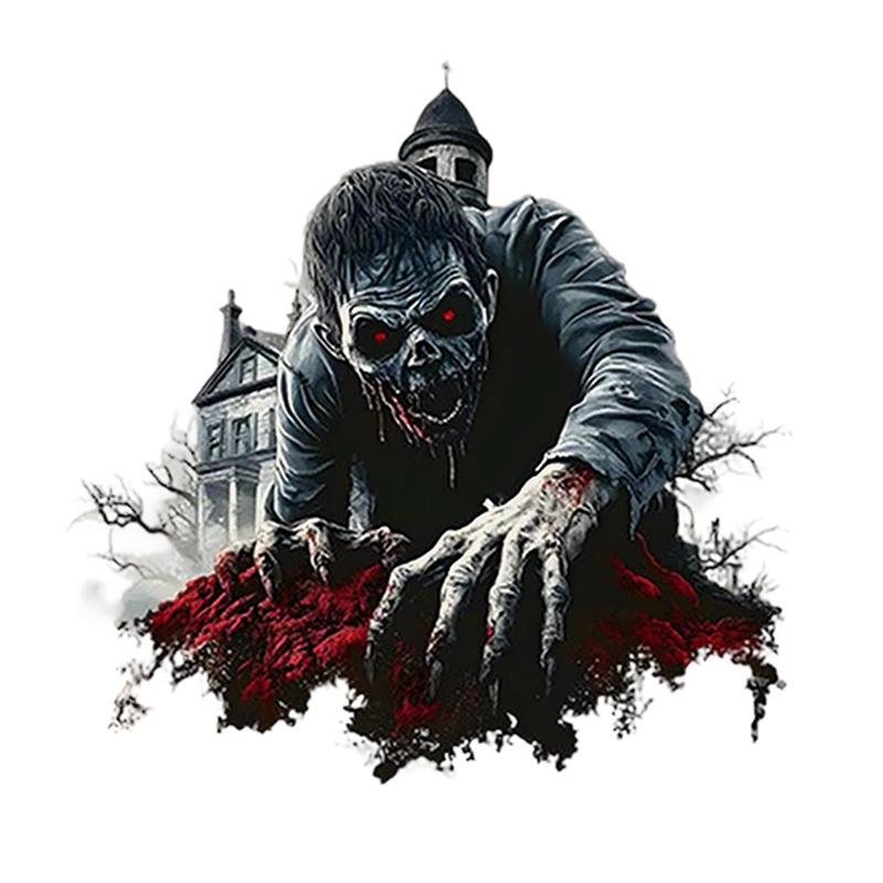 

AB34-Home Decoration 3D Wall Stickers Halloween Floor Sticker 3D Horror Hand Decal For Indoor Outdoor Gathering Bathroom
