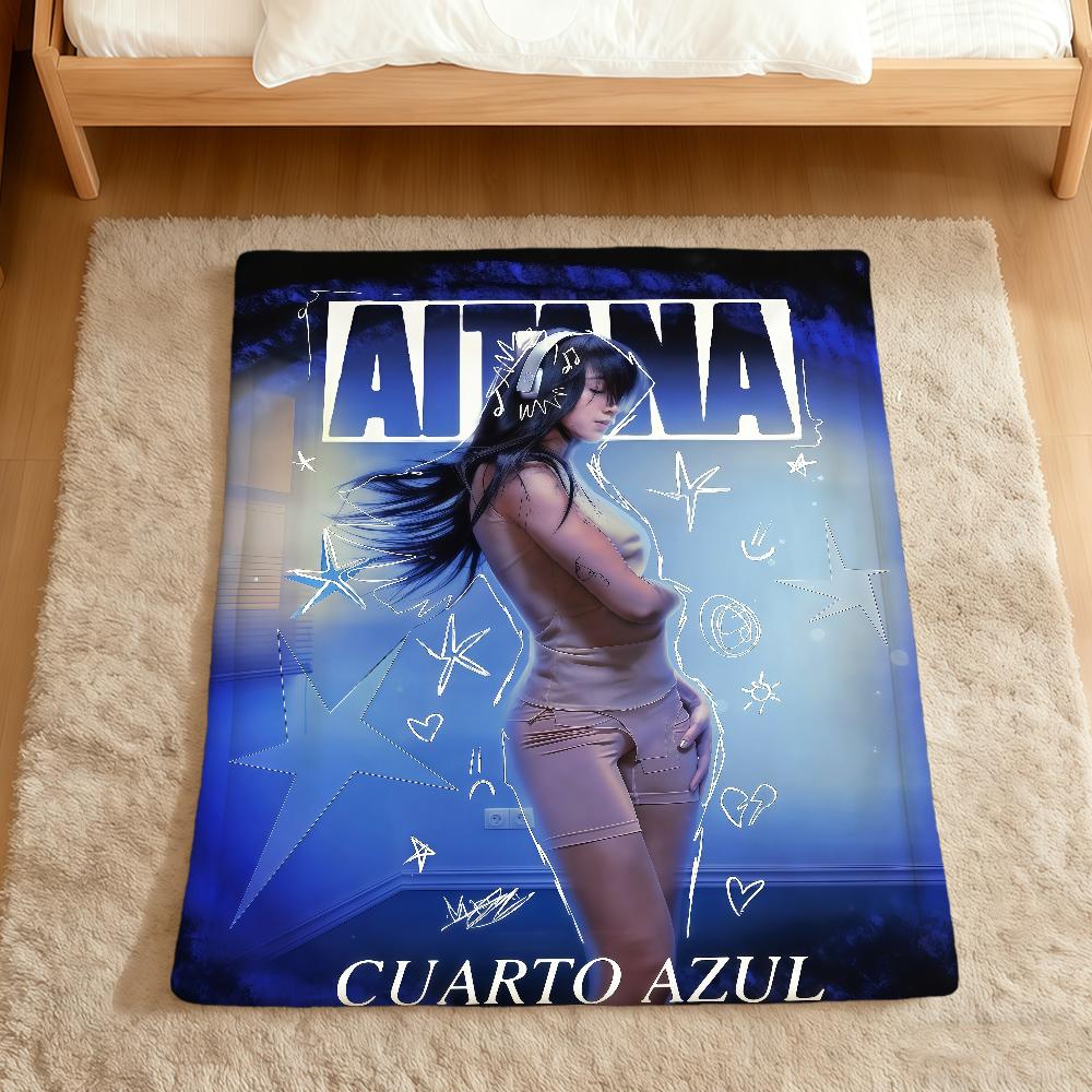 Singer A-Aitana Ocana Cuarto Azul Flannel Soft Warm Plush Blanket For Sofa Living Room Pet Hogar Bedroom Gift Home Car Portable