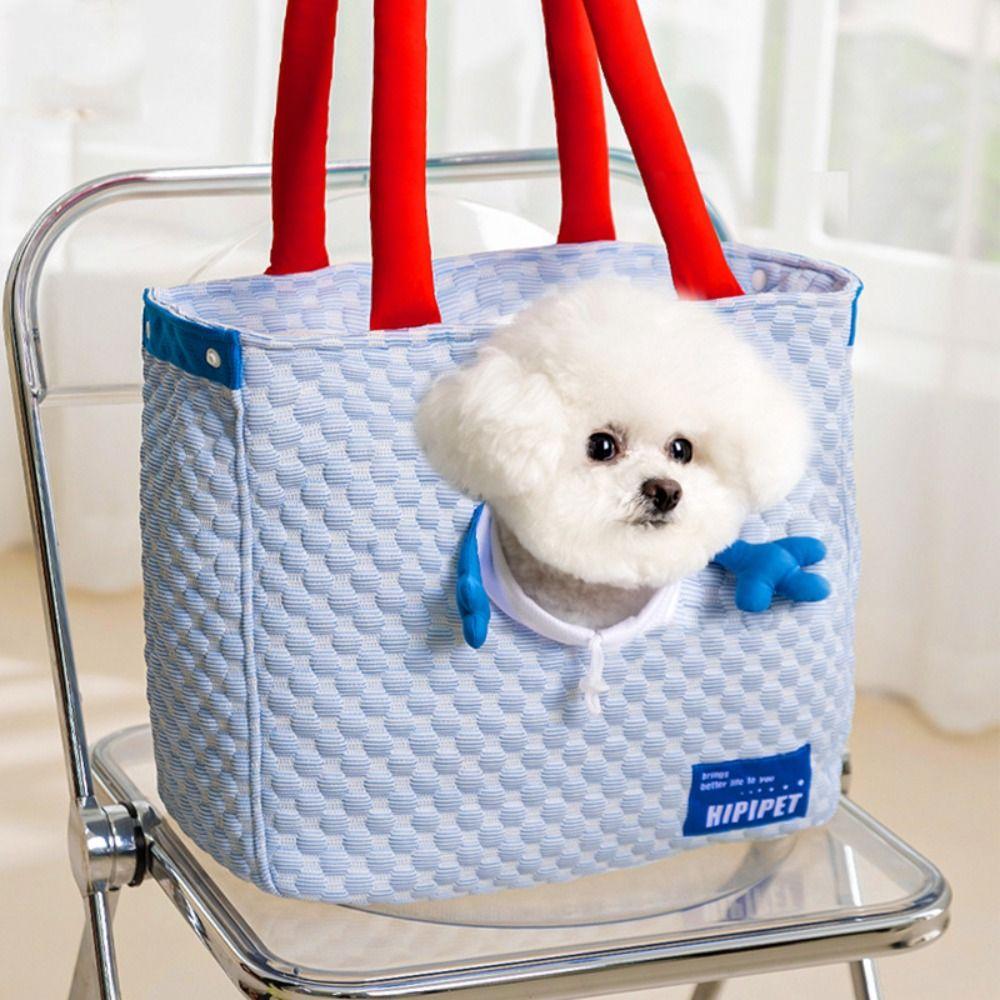 

Breathable Cat Carrying Bag Summer Coolness Pet Travel Bags Puppy Shoulder Handbag For Outdoor серый
