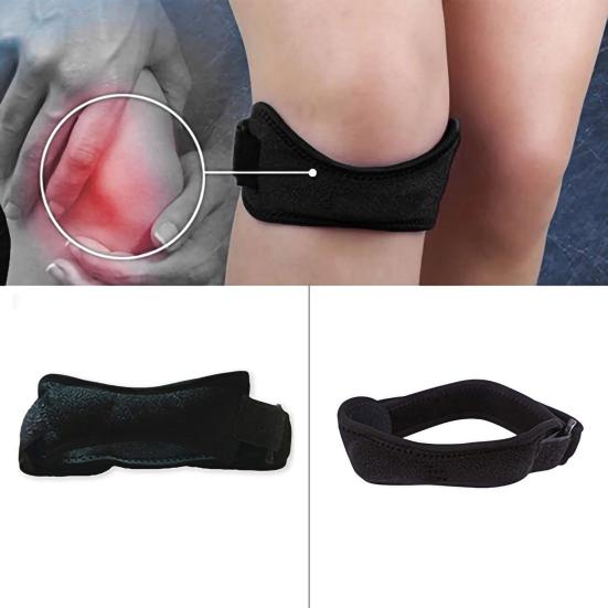 Knee Protector Strap Breathable Comfortable Pad Ergonomic Patella Protector for Jogging