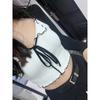 Vintage Sexy Bow Lace 2 Piece Set Women Summer New Design Chic Slim Suit Female Fashion Black Knitted Cardigan+Solid Strap Tops