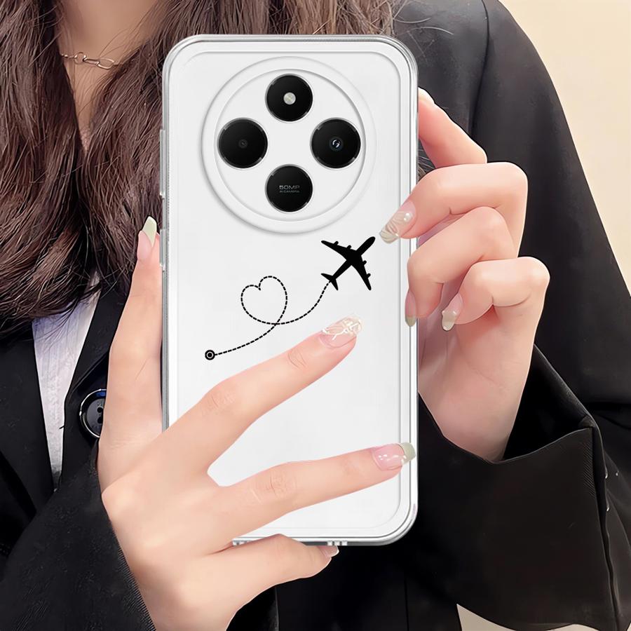 Case for Xiaomi Poco X3 Pro X3 NFC Soft Phone Cover Love Airplane Art
