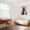 Sexy Woman Sunset Sea Translucent Fabric Metal Tin Sign Vintage Home Bar Pub Wall Decor Art Poster