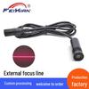 12x40mm 650nm 10mW Red Line Laser Positioning Device with External Focusing for Industrial Marking
