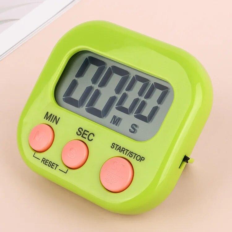 Multifunctional Magnetic Digital Kitchen Timer Clock Loud Alarm LED Display for Cooking Shower Baking Stopwatch Tools Gadgets