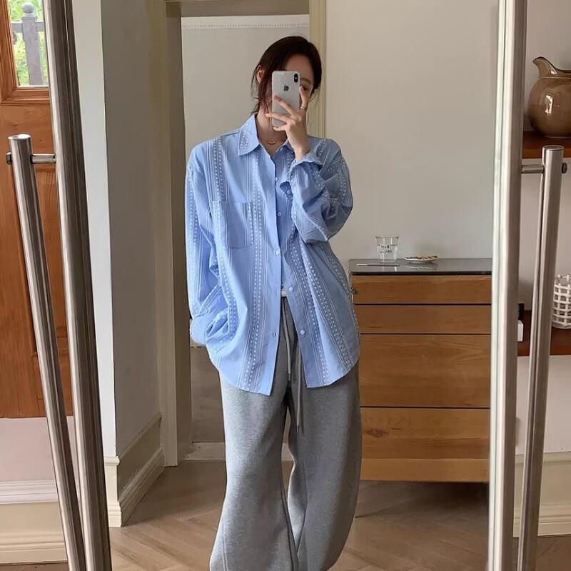 ICH MODE Women s Thin Sun Protection Long-Sleeve Shirt Jacket M