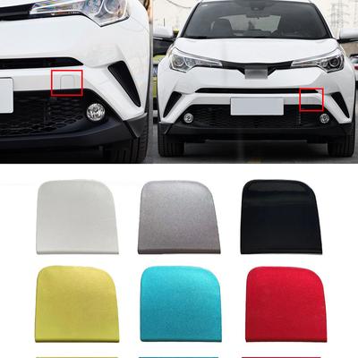 Car Front Bumper Tow Hook Cover Trailer Hauling Eye Cap Lid For Toyota C-HR CHR 2016 2017