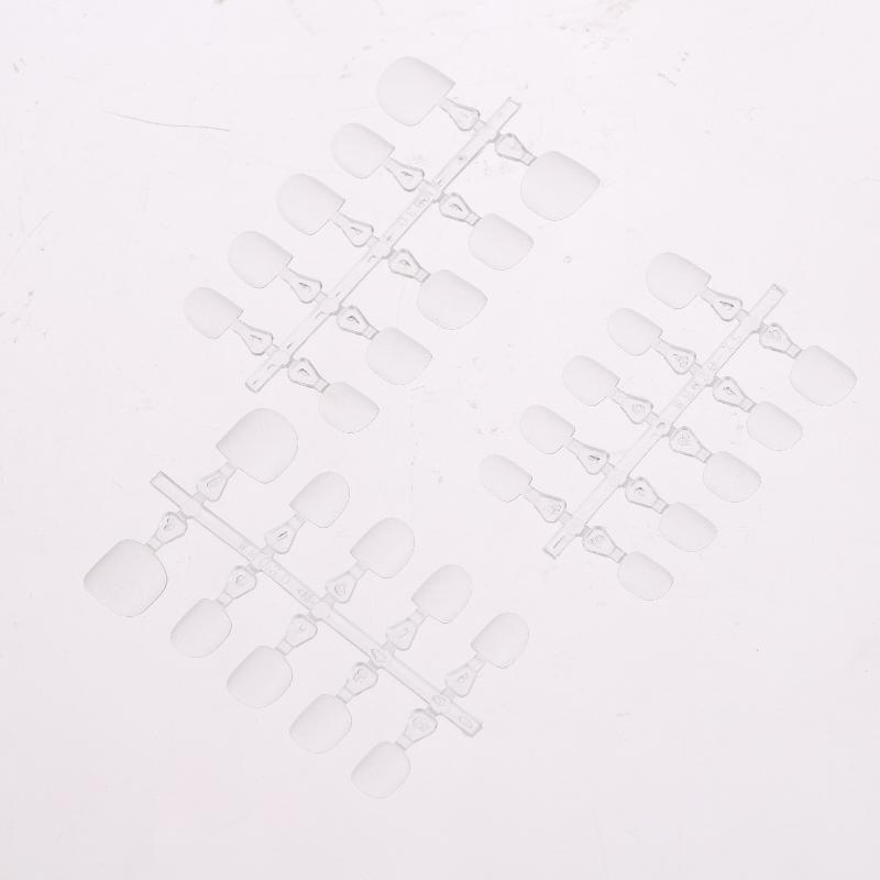 100Pcs Kids False Nails Press On Nails Coffin Artificial Nails Clear Fake Nail Tips For Extension Manicure Tool