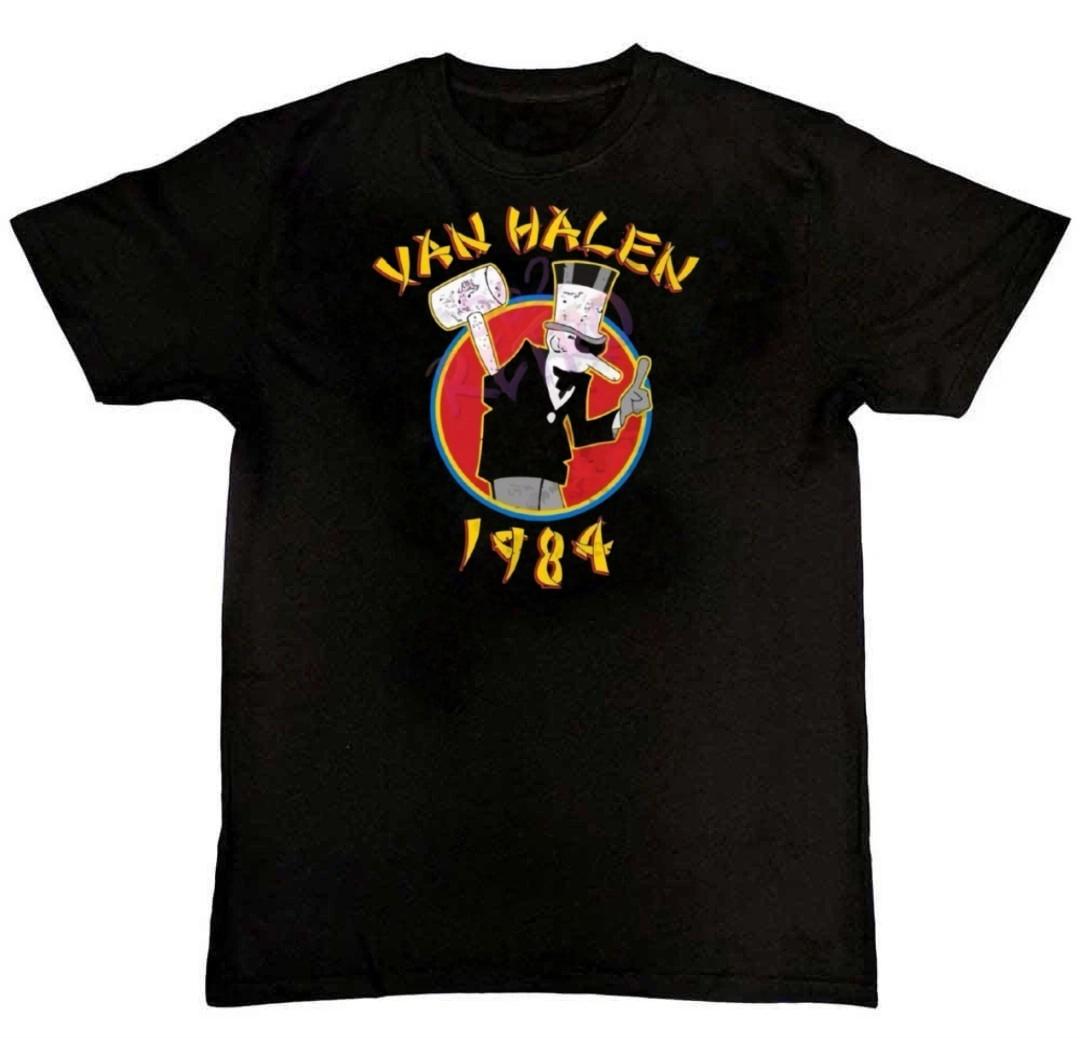 Van Halen 1984 Rock Band Mens Graphic Print T-Shirt L