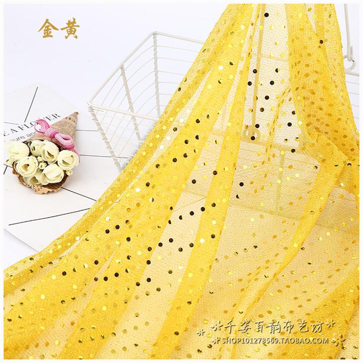 Small Sequin Fabric for Wedding Decoration Stage Performance Costumes Dress Fabrics By The Yard Diy Sewing Material Cloth