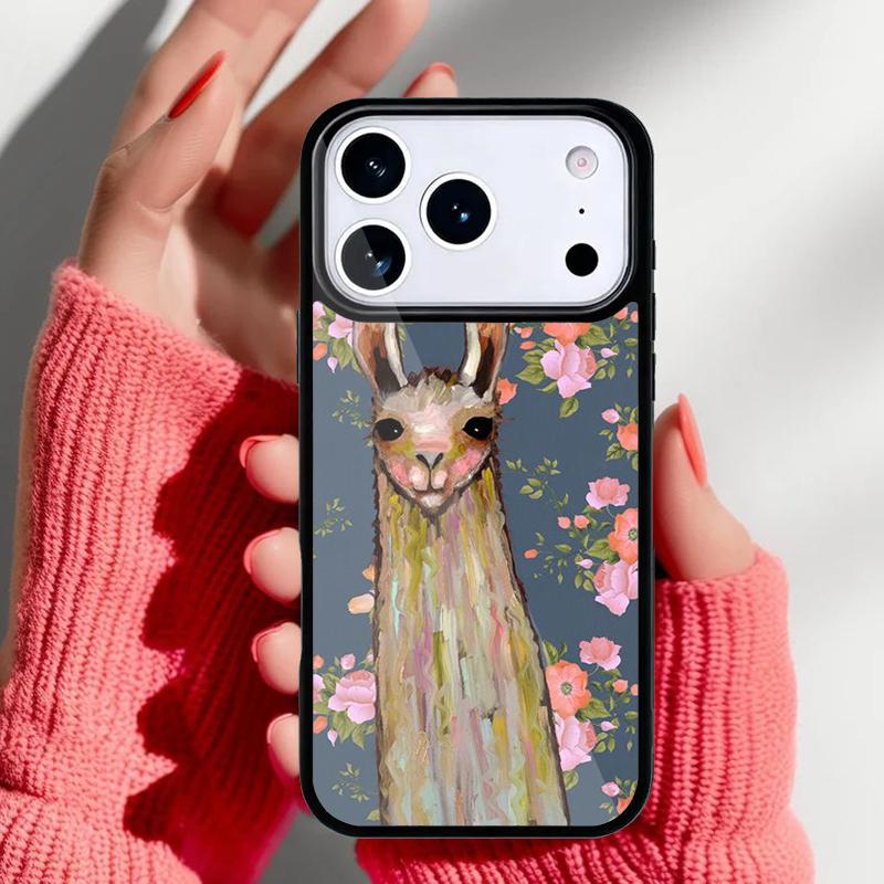 Lama Llama Alpaca Phone Case for iPhone 17 16 15 14 13 Pro Max Back Cover for 12 11 Pro Coque