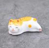 AEOLK Cat Chopstick Lucky Chopstick Cat Chopstick Cute Perfect for Family Dining Living Room Rest, Cat, Rest, Pillow, Ceramic, Decoration, Izakaya,