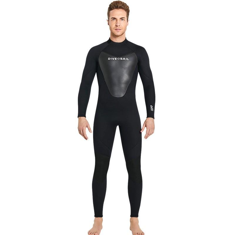 

Diving Suit 3MM One-piece Long-sleeved Trousers High-elastic Cold-proof Warm-proof Surfing Swimsuit XL