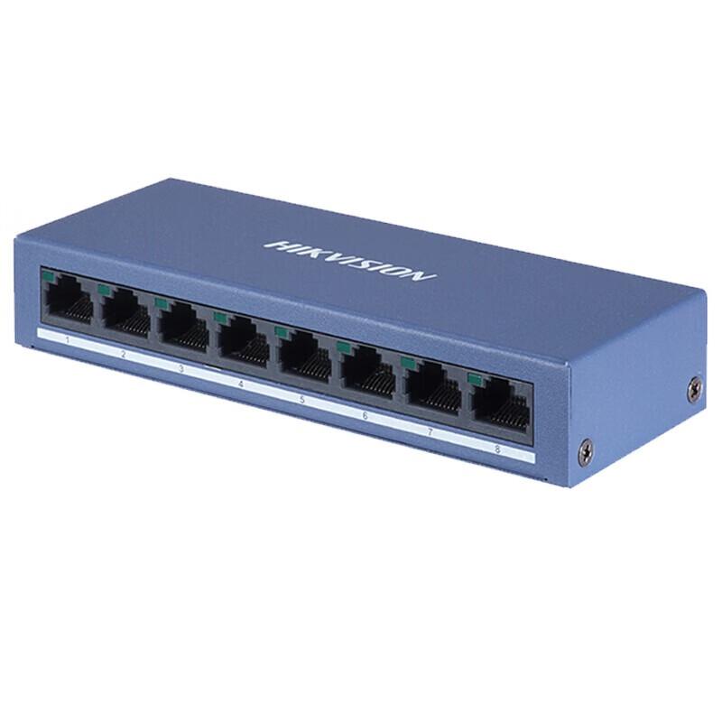 

Hikvision 8-Port 100M Unmanaged Network Switch CN plug (adapter included)